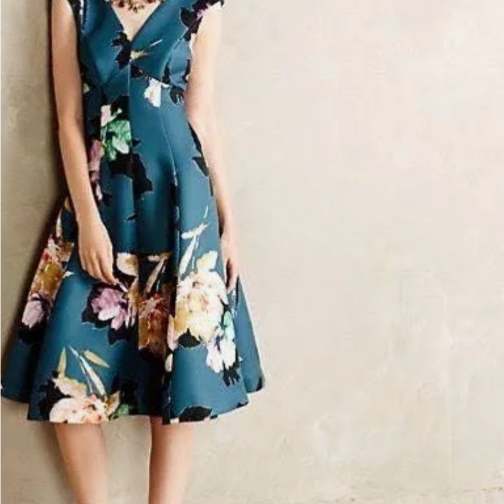 Moulinette Soeurs Floral Fit and Flare Dress